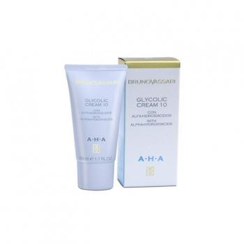 AHA. Glycolic Cream 10, antiarrugas - BRUNO VASSARI