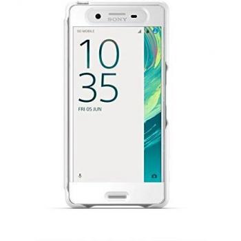 Sony SCR50 - Funda con solapa activa para Sony Xperia X, blanco