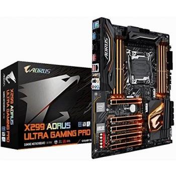 Gigabyte X299 AORUS Ultra Gaming Pro Chipset LGA 2066 DDR4 SDRAM ATX placa base – negro