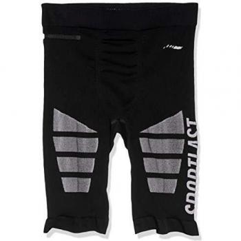 Sportlast MC300N Malla compresiva corta, Hombre, Negro/Blanco, M
