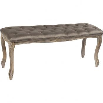 Descalzadora Fíjalo Marrón Gris oscuro Madera de caucho 112 x 38 x 48 cm