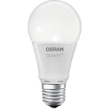 Osram Smart + LED, lámpara ZigBee con zócalo E27, blanco cálido, atenuable, directamente compatible con Echo Plus y Echo Show