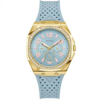 Reloj de mujer Guess Zest GW0694L1 de silicona con correa azul