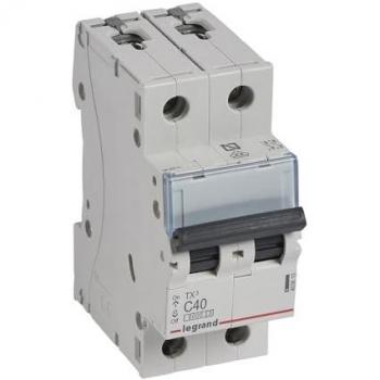 Interruptor Magnetotérmico Legrand TX3 6kA-C 2P 40A