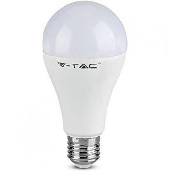 Bombilla LED E27 15W A60 Plástico 6400K 160LM/W Super Eficiencia