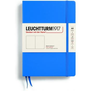 Libreta tapa dura A5 Leuchtturm1917, 251 páginas numeradas, liso, color cielo