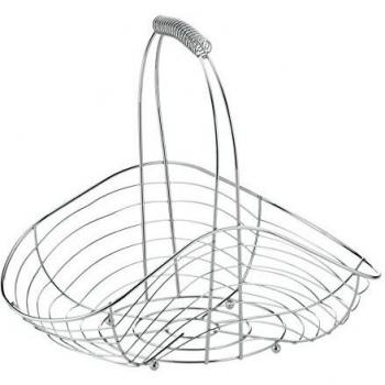 kela 11513 Frutero Impuls, Metal, 37,5 x 25 x 32,50, diámetro 31 Cmcm, Cromado