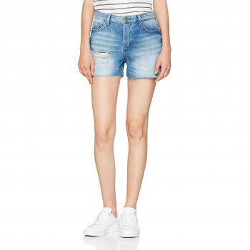 SELECTED FEMME Sfancho Mr Denim Shorts Day Camp J, Pantalones Cortos para Mujer, Azul