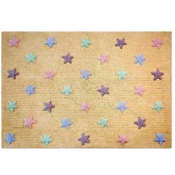 Lorena Canals Alfombra Lavable EstrellitasVainilla160x120 cm