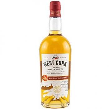 Whiskey Irlandés West Cork Madurado en Barrica de Stout 0,7l 40% Vol