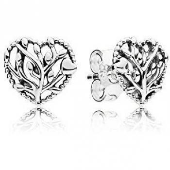 Pandora Pendientes de Botón para Mujer en Plata de Ley 297085
