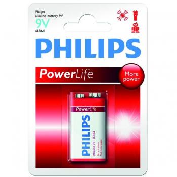 Philips 6LR61P1B/10 - Batería 9V ultra alcalina, 1-blister