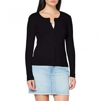 United Colors of Benetton Maglia Coreana M/l Chaqueta Punto, Negro