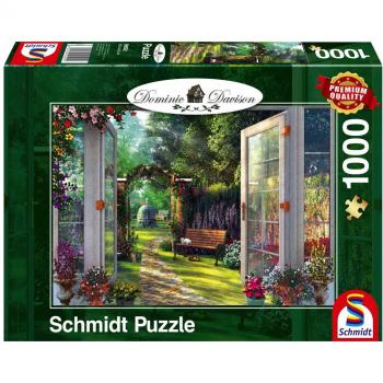 Puzzle Schmidt 1000 Piezas - Vista del Jardín Encantado de Dominic Davison