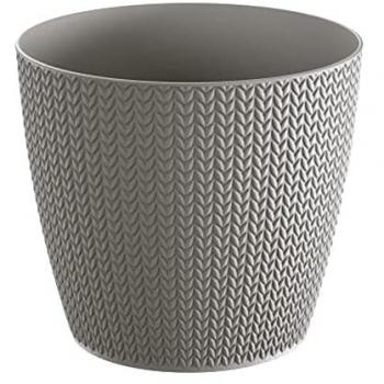 Maceta WHEATY 2L, dimensiones (mm) 157x157x138, color mostaza