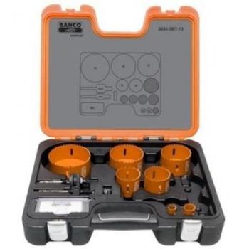 Bahco 3834-SET-73 - Juego Coronas De Sierra + Soportes
