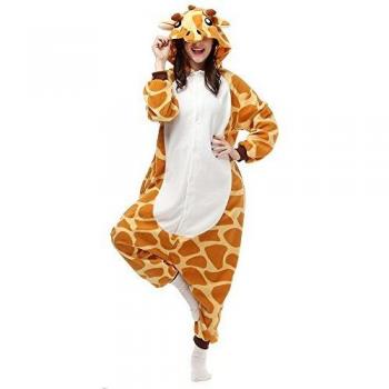 Pijamas Animales Mujer Disfraces de Cosplay para Adultos Pijama Jirafa Enteros, S