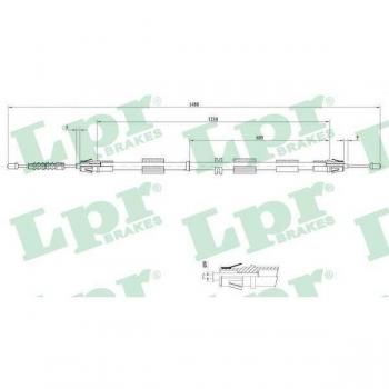 Cable de freno de mano LPR C0266B - Alta calidad y durabilidad