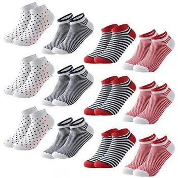 MOCOCITO 6/8/12 Pares Calcetines Cortos Hombre & Mujer | Calcetines Deporte | Calcetines Mujer Divertidos | Calcetines Invisibles Mujer | Talla:35-48