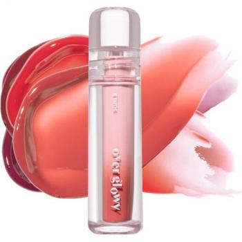 Etude Over Glowy Tint - 3g Lip Tint with Glossy Finish and Highly Moisturizing Formula - Black Cat Rose Jelly