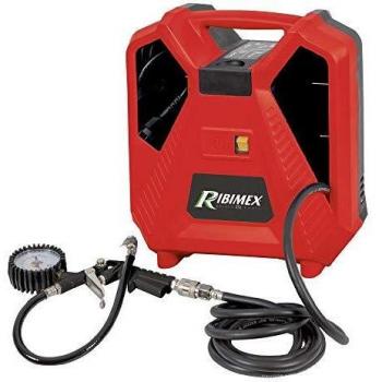 Compresor eléctrico portátil en maleta 1100W con accesorios y presión de 8 bar