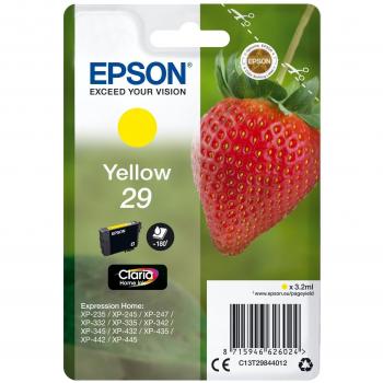Epson 29 (T2984) Claria Home Ink Amarillo Cartucho de Tinta Original C13T29844012
