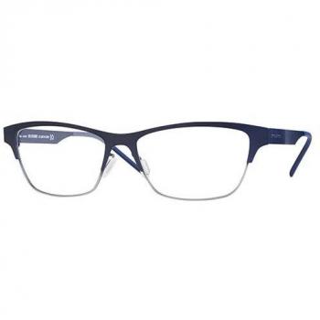 Italia Independent II 5300 021.075 Men's Eyeglasses Blue Size 51 - Frame Only, Blue Light Block Available
