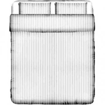 vidaXL 5 Juegos de sábanas algodón modelo rayas 200x220 / 80x80 cm