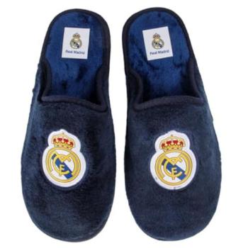 Pantuflas Real Madrid CF Suatex 24-25 - Confort Máximo, Suela Ligera de Eva Reciclada, Lavables, Antideslizantes, Azul Marino