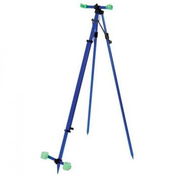Vercelli Trípode Ragno T-evo Plateado - Trípode de aluminio ligero, altura ajustable de 1.20 m a 2.10 m, capacidad de carga hasta 3 kg, cabezal con burbu