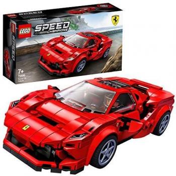 LEGO 76895 Speed Champions Ferrari F8 Tributo Juguete de Construcción de Icónico Coche de Carreras con Mini Figura, para Niños 7+ años