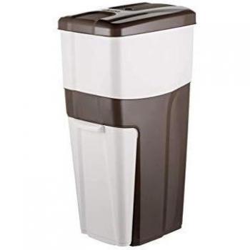 Pattumiera Selectiva Trypla Bama 38,5 L Taupe