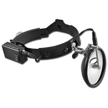 Gima 31109 modelo lux-100 espejo frontal ORL, funciona con pilas, 6 V