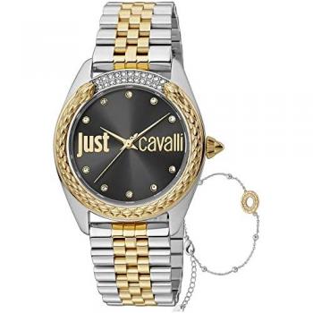 Reloj Analógico Just Cavalli Set Emozioni JC1L195M0105 para Mujer de Cuarzo con Correa en Acero Inoxidable