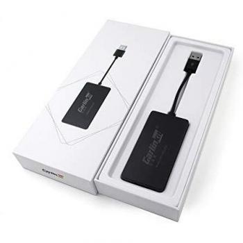 Carlinkit 2.0 Adaptador inalámbrico CarPlay para Factory Car Play Cars, para Mercedes-Benz, Hyundai, Kia, Civic CR-V, Peugeot, Mazda CX-5 Artz, Conver Wired a Wireless Carplay, iOS 13-14