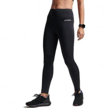 Mallas Core 7/8 para mujer de Superdry en color negro