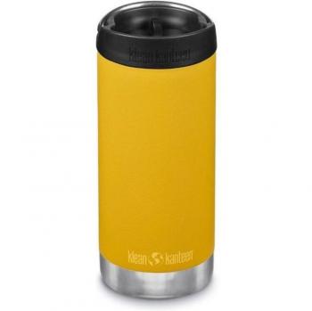 Klean Kanteen Botella Térmica Insulated Wide de 12oz con tapón Café Cap 2.0