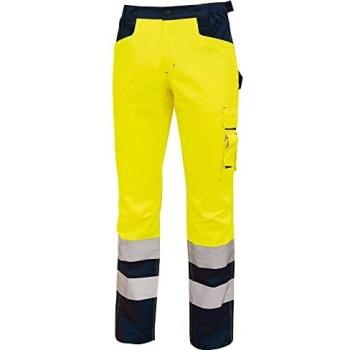 Pantalón de Trabajo Beacon Alta Visibilidad Amarillo Fluo Talla L U-Power