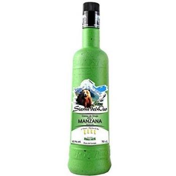 Crema de Orujo con Manzana- Sierra del Oso, Verde Manzana