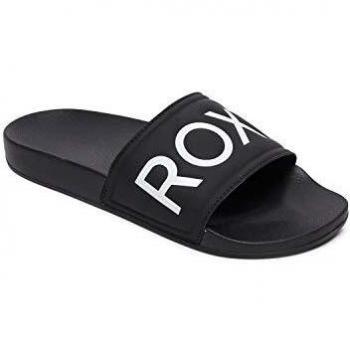 Roxy Slippy, Zapatos de Playa y Piscina para Mujer, Negro