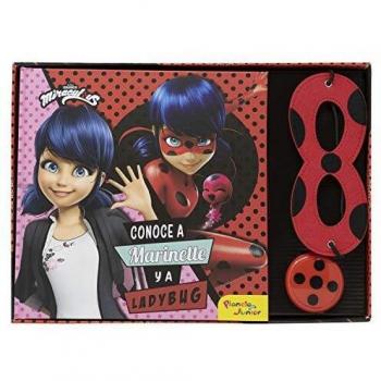 Miraculous. Libro con antifaz y yoyó: Conoce a Marinette y a Ladybug