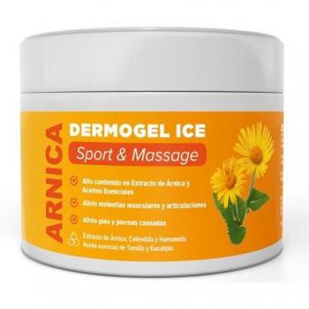 Gel Crema Árnica Montana QKnatur - Alivio del Dolor Muscular y Articular con Extracto de Árnica y Aceites Esenciales, Presentación 500ml