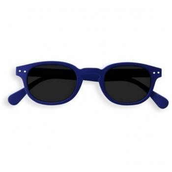 Gafas de sol Izipizi Sun Junior #C Navy Blue para niños de 5 a 10 años, forma cuadrada, color azul marino