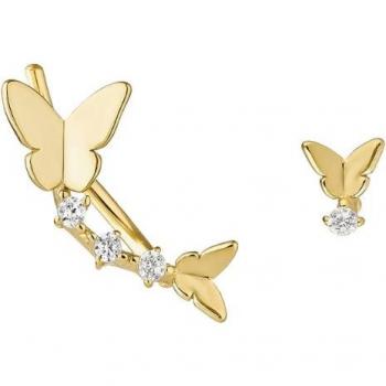 Pendientes asimétricos Papillon de Printemps
