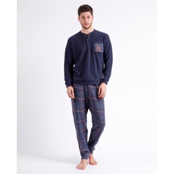 Pijama Manga Larga Indigo A marino Admas