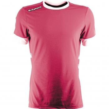 Kappa Pistoia SS Camiseta Fútbol, Unisex, Fucsia/Blanco, L