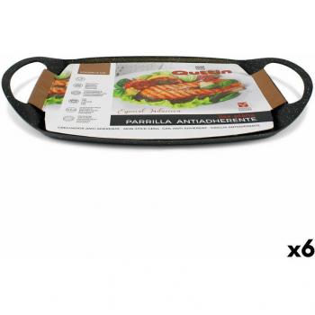 Plancha Asadora Lisa Quttin 47 x 29 x 1,6 cm (Paquete de 6)
