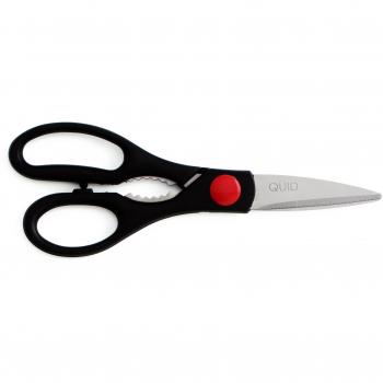 Quid Tijeras 21,5Cm C/Casc Kitchen Chef, Negro, 0.41 cm