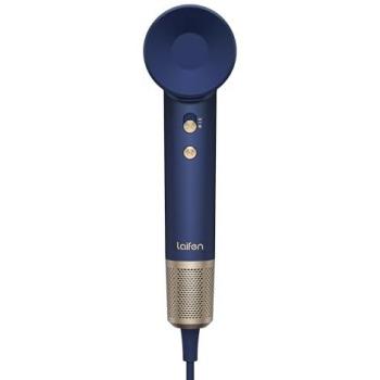Secador de pelo Laifen Swift Premium 1600W con tecnología iónica, compacto, azul/dorado