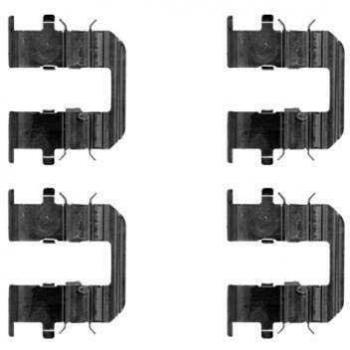 Kit de accesorios para pastillas de freno HELLA 8DZ 355 204-661 para Hyundai i10 y Kia Picanto